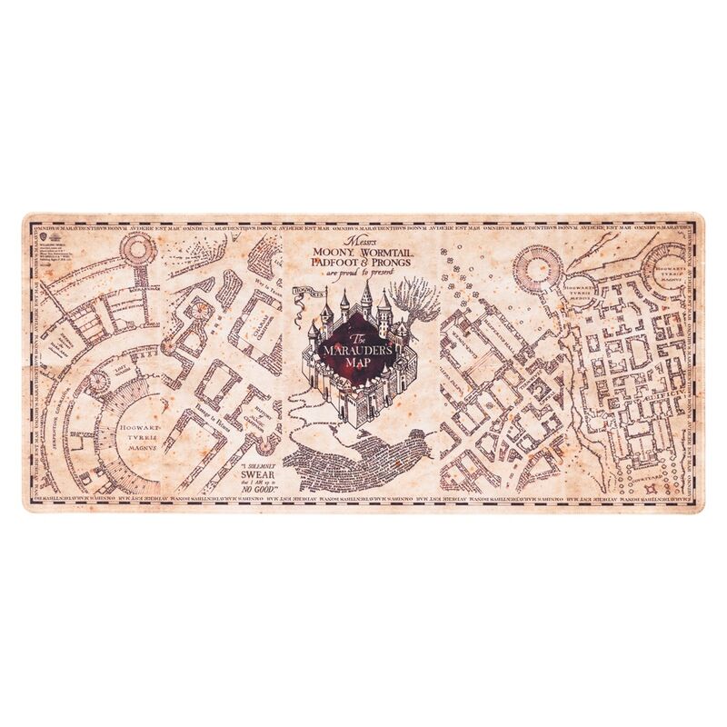 Imagen 2 - Alfombrilla Gaming Mapa Del Merodeador Harry Potter