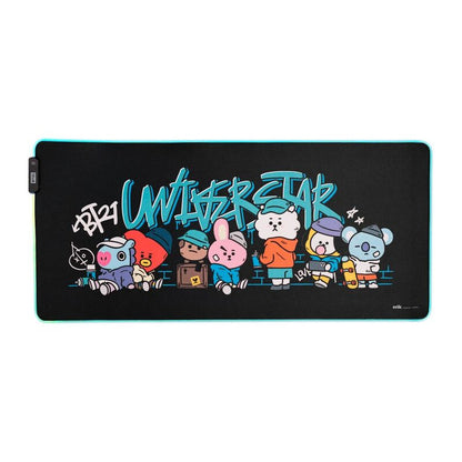 Imagen de Alfombrilla Gaming Led Bt21 parte de nuestra colección en Espadas y más, sitio oficial.