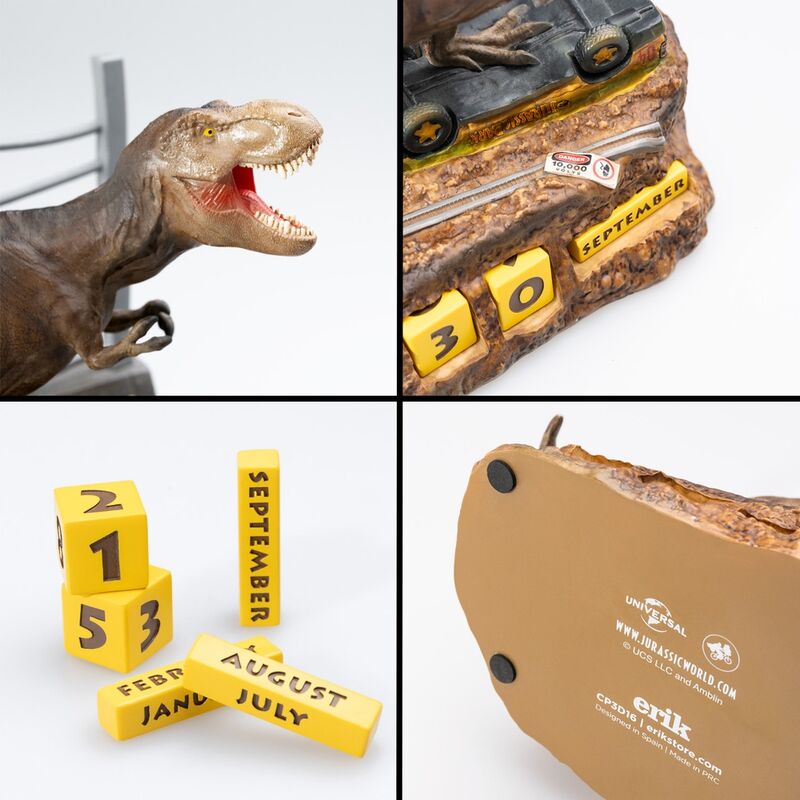 Imagen 4 de Calendario Perpetuo 3D Jurassic Park