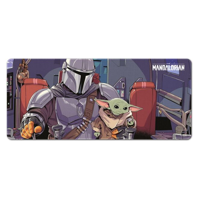 Imagen 1 de Alfombrilla Gaming Mandalorian &#38; Child Star Wars