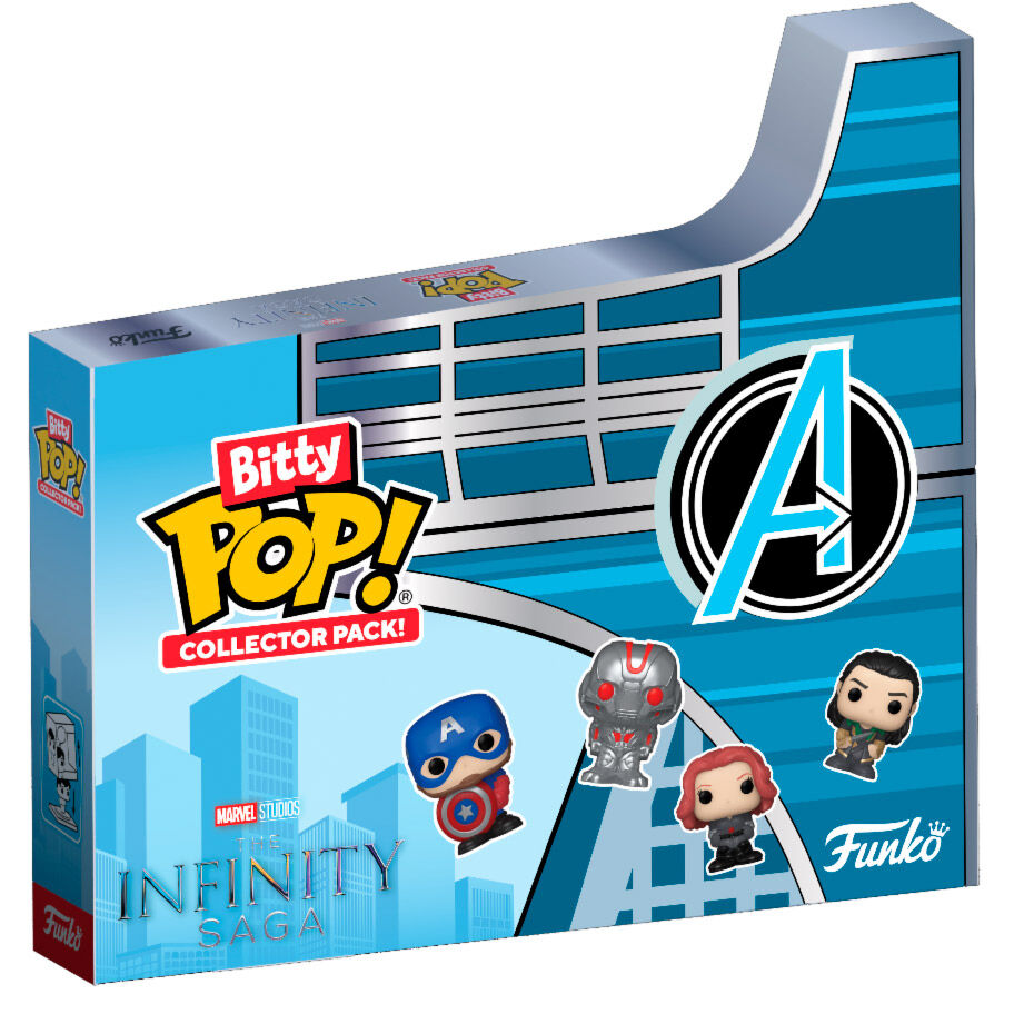 Imagen 2 de Multipack Bitty Pop Marvel Infinity Saga 12Pzs