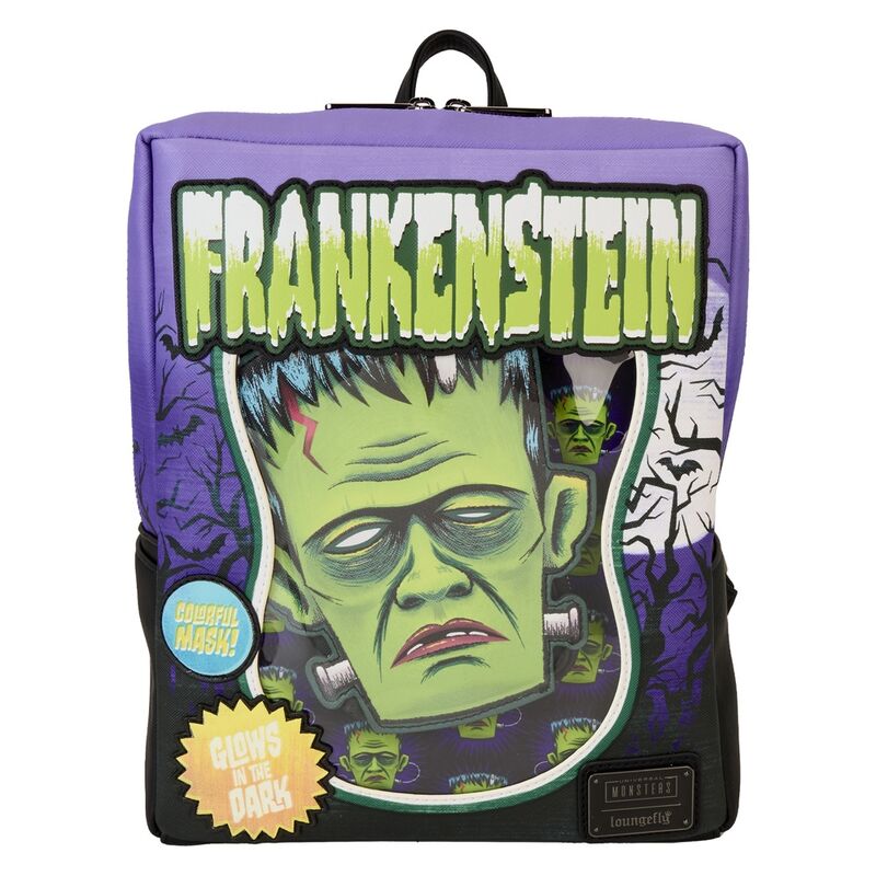 Imagen 1 de Mochila Frankenstein Neon Mask Universal Monster Loungefly 28Cm