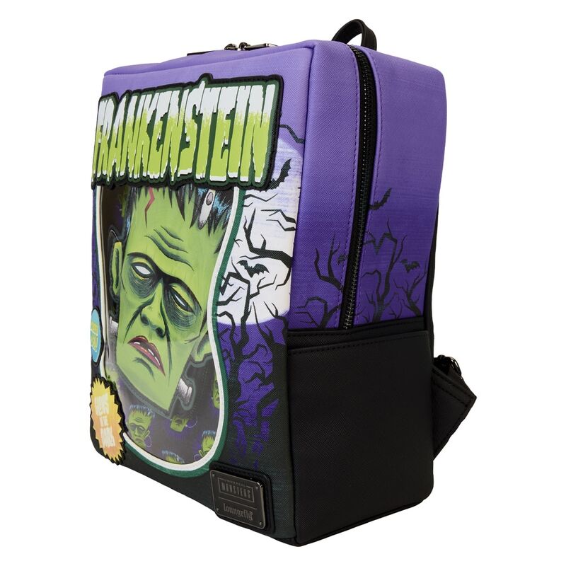 Imagen 4 de Mochila Frankenstein Neon Mask Universal Monster Loungefly 28Cm