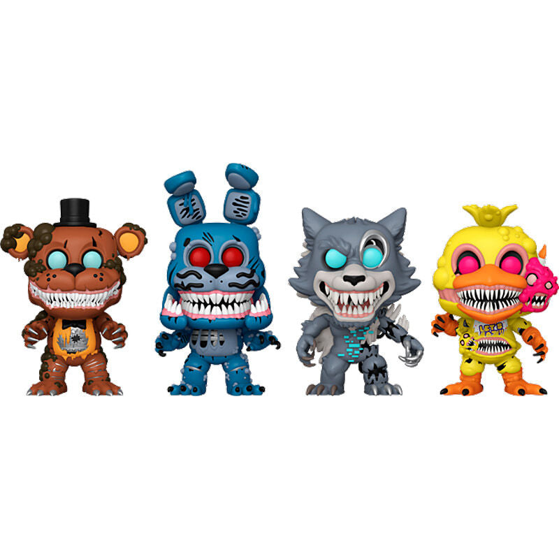 Imagen 1 de Blister 4 Figuras Pop Five Nights At Freddys Exclusive