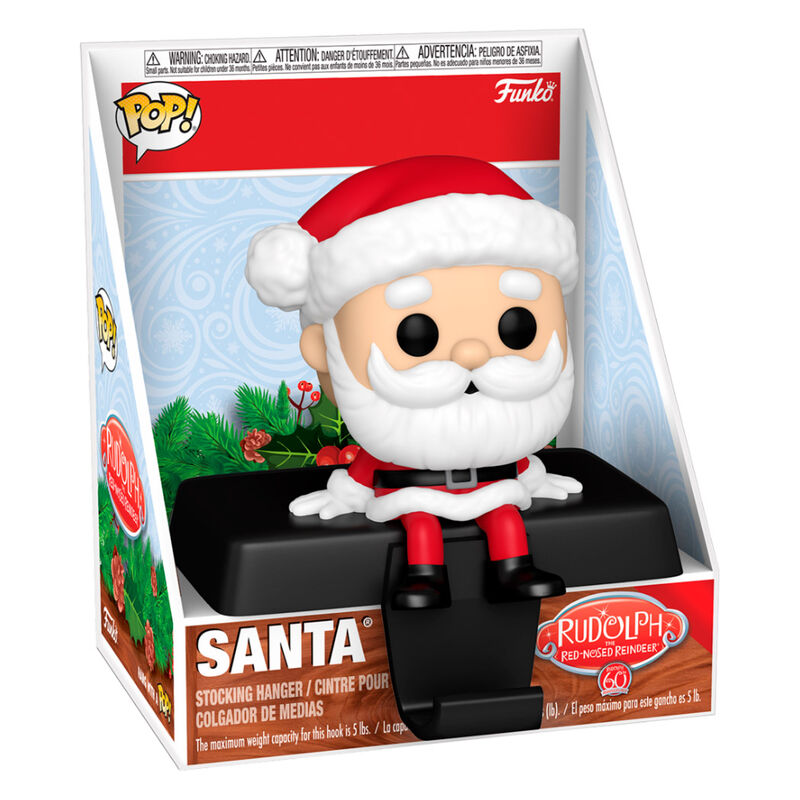 Imagen 1 - Figura Pop Edge-sitter Rudolph The Red-nosed Reindeer Santa Claus