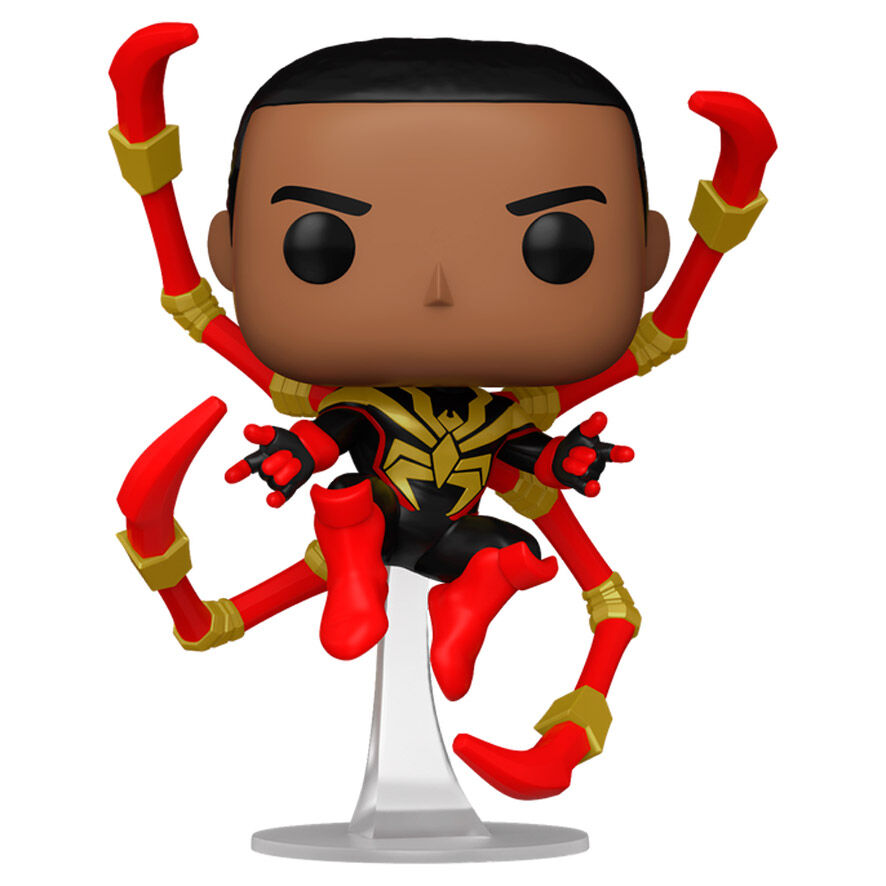 Imagen 1 de Figura Pop Marvel Miles Morales Iron Spider Chase