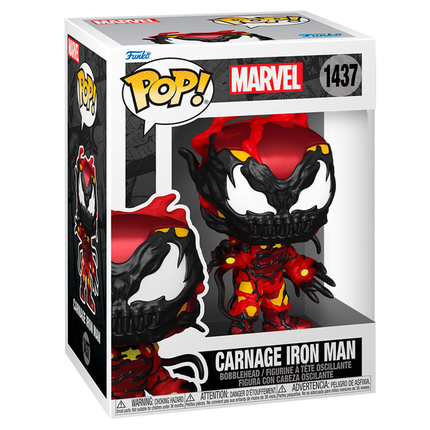 Imagen 2 de Figura Pop Marvel Carnage Iron Man