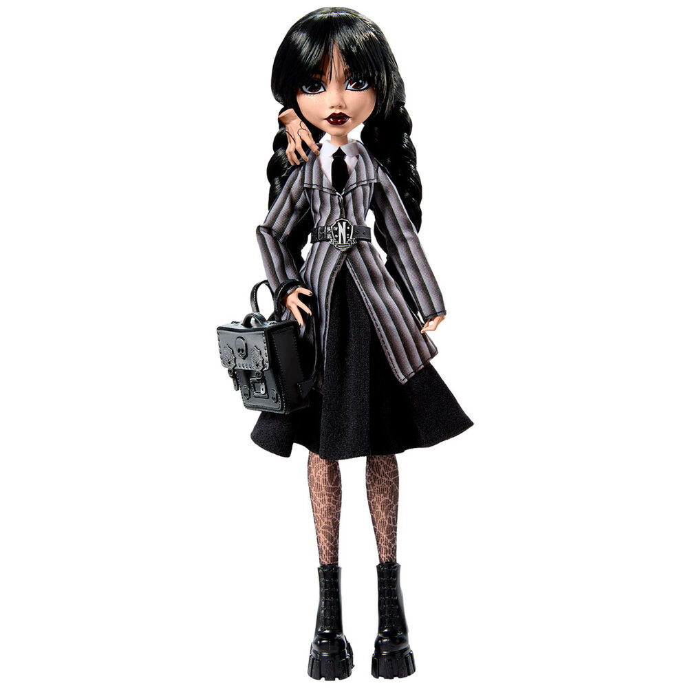 Imagen de Muñeca Miercoles Wednesday Monster High parte de nuestra colección en Espadas y más, sitio oficial.