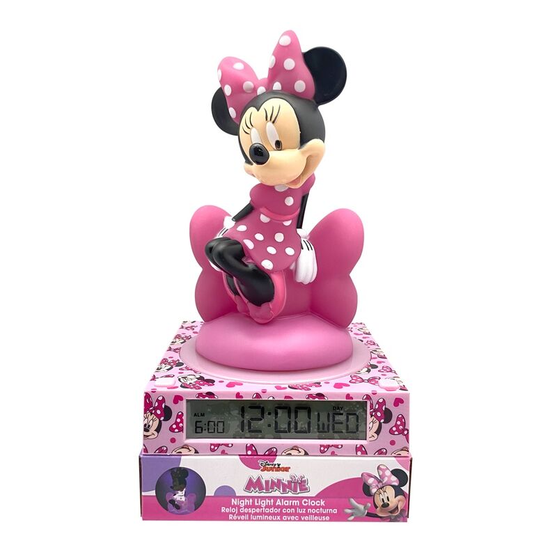 Imagen 1 - Lampara 3D Con Despertador Minnie Disney