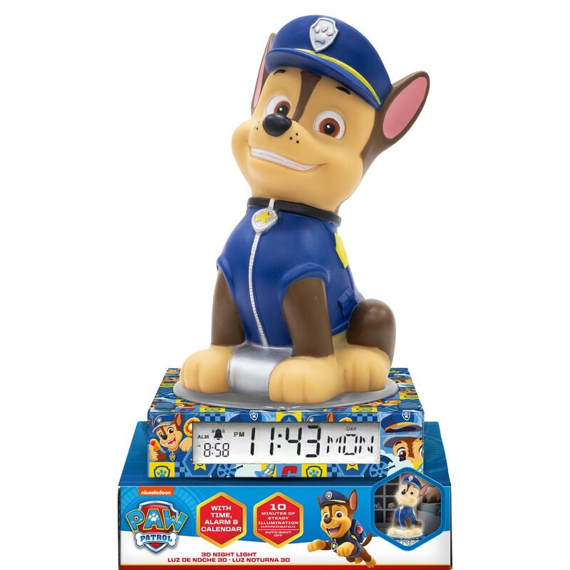 Imagen 2 - Lampara 3D Con Despertador Patrulla Canina Paw Patrol