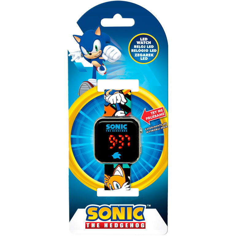 Imagen de Reloj Led Sonic The Hedgehog 2 parte de nuestra colección en Espadas y más, sitio oficial.