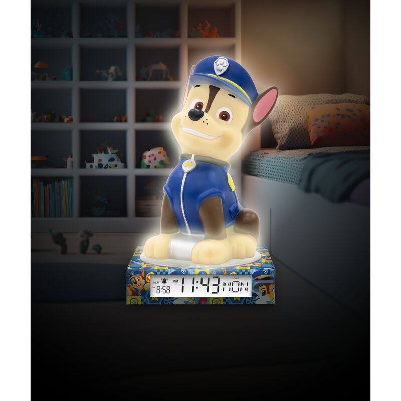 Imagen 3 - Lampara 3D Con Despertador Patrulla Canina Paw Patrol