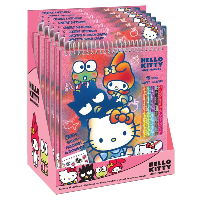 Imagen 4 de Set Colorear Lapices Hello Kitty