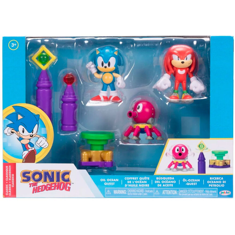 Imagen 1 de Blister Diorama Oil Ocean Sonic The Hedgehog 6Cm