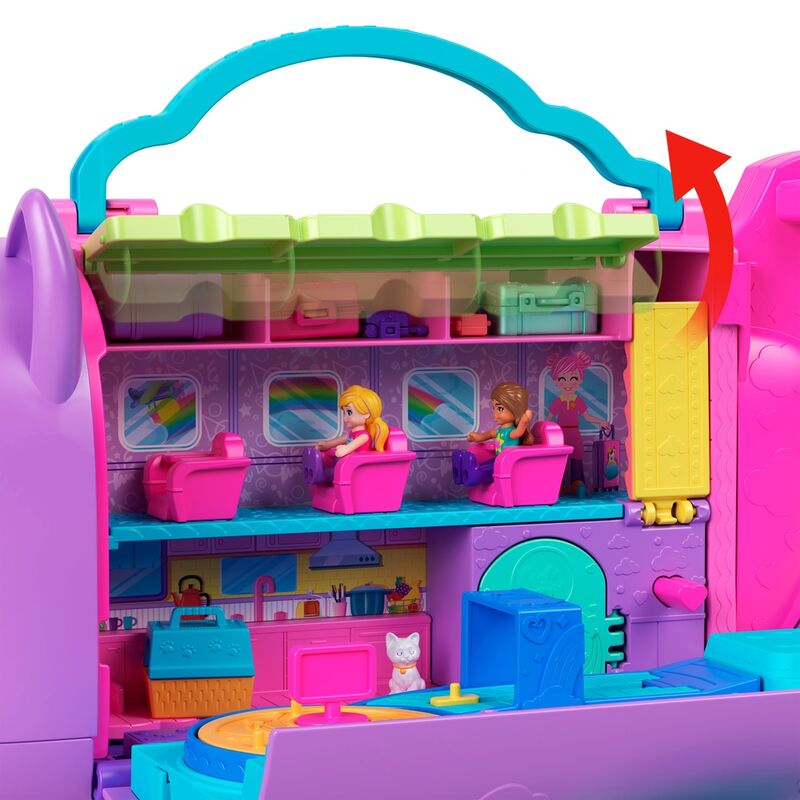 Imagen 1 - Cofre Avion De Gatito Polly Pocket