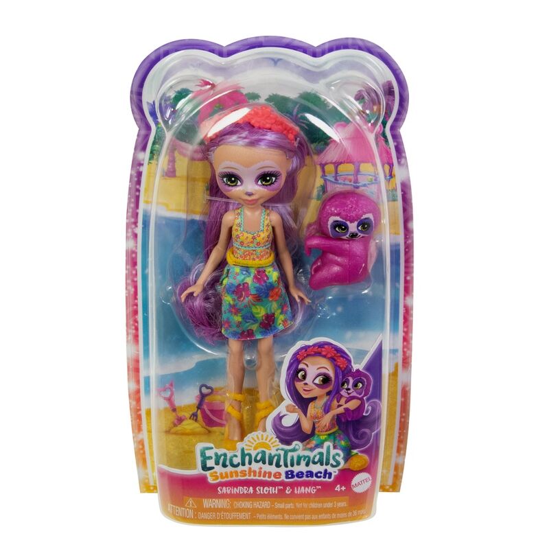 Imagen 1 de Muñeca Sabindra Sloth Sunshine Beach Enchantimals