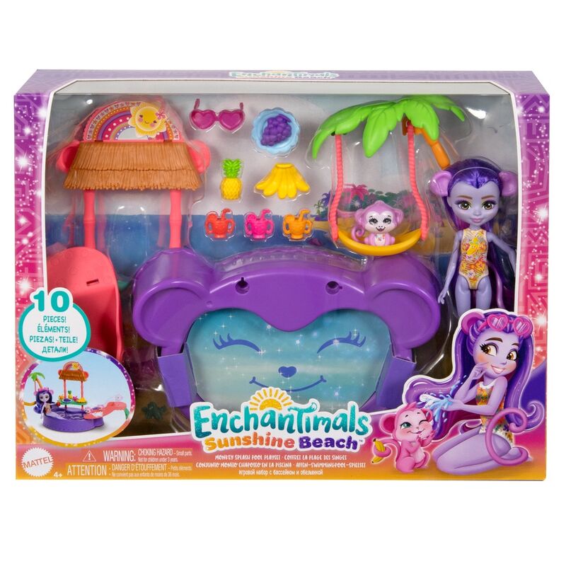 Imagen 1 - Muñeca Monito Sunshine Beach Enchantimals