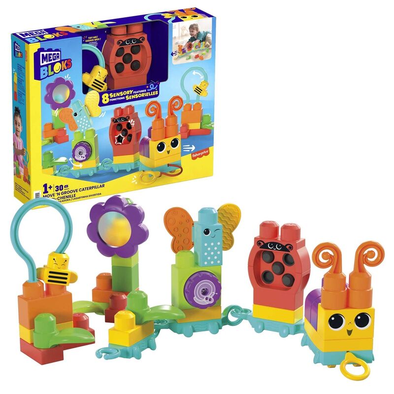 Imagen 1 - Tren Oruga Mega Bloks 30Pzs