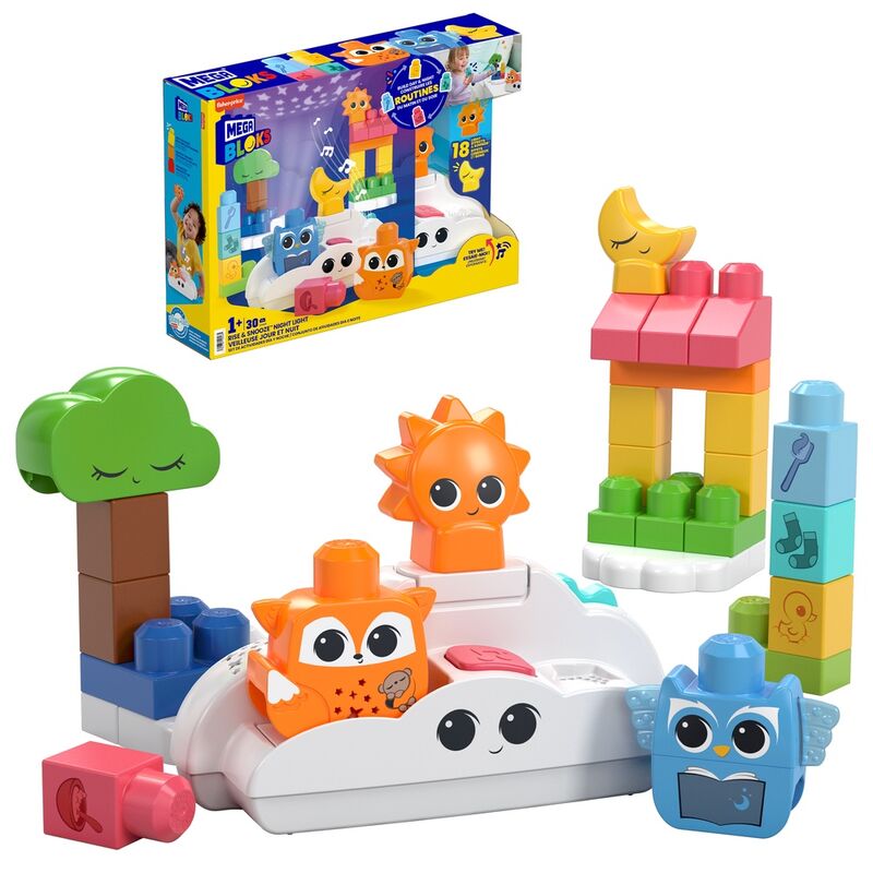 Imagen 1 - Set Actividades Dia Y Noche Mega Bloks 30Pzs