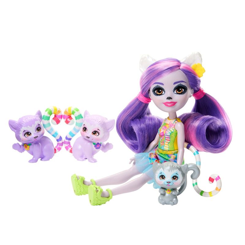 Imagen 2 de Muñeca Lorinda Lemur Sunshine Beach Enchantimals