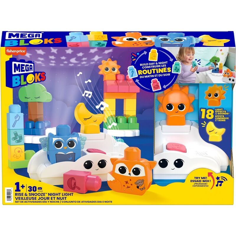 Imagen 2 - Set Actividades Dia Y Noche Mega Bloks 30Pzs