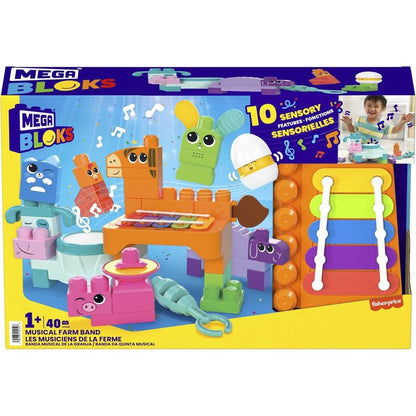 Imagen 2 - Banda Granja Musical Mega Bloks 45Pzs