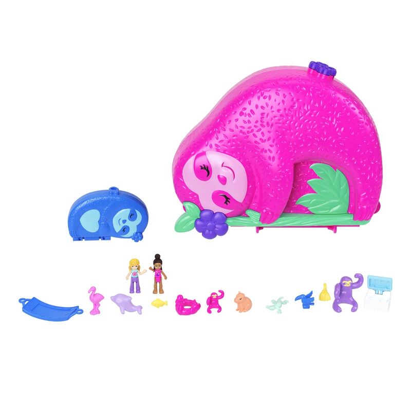 Imagen 3 - Cofre Familia De Perezosos 2 En 1 Polly Pocket