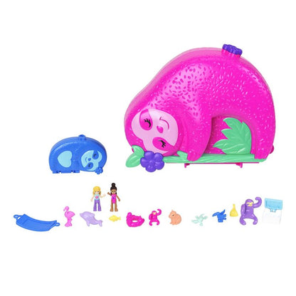 Imagen 3 - Cofre Familia De Perezosos 2 En 1 Polly Pocket
