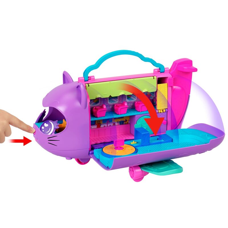 Imagen 3 - Cofre Avion De Gatito Polly Pocket