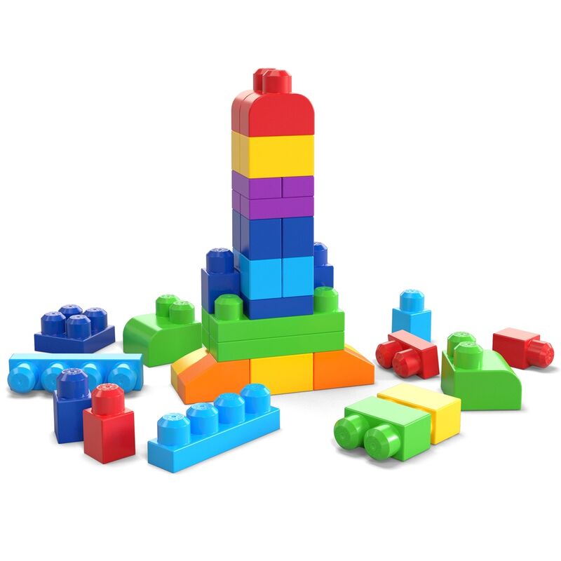 Imagen 3 de Bolsa Mega Bloks Azul 60Pzs