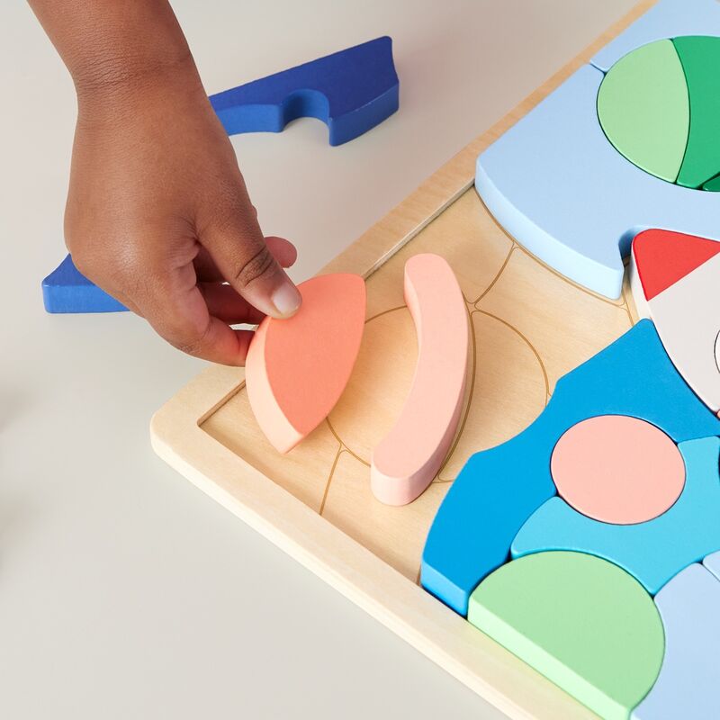 Imagen 4 - Puzzle Espacio Madera 42Pzs