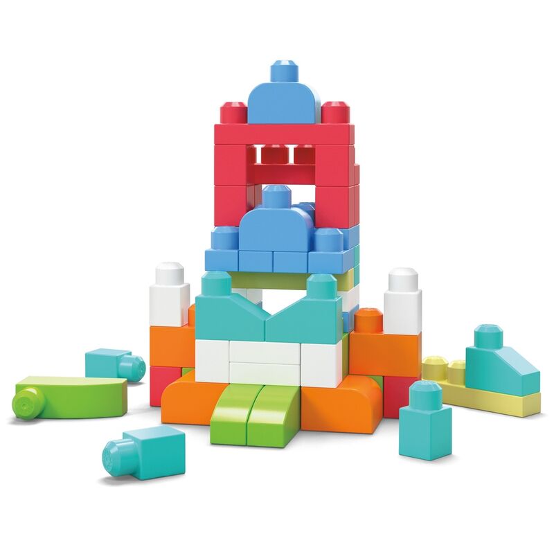 Imagen 4 de Bolsa Mega Bloks Rosa 60Pzs