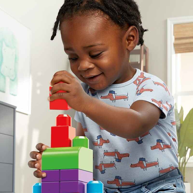 Imagen 6 - Bolsa Mega Bloks Azul 60Pzs
