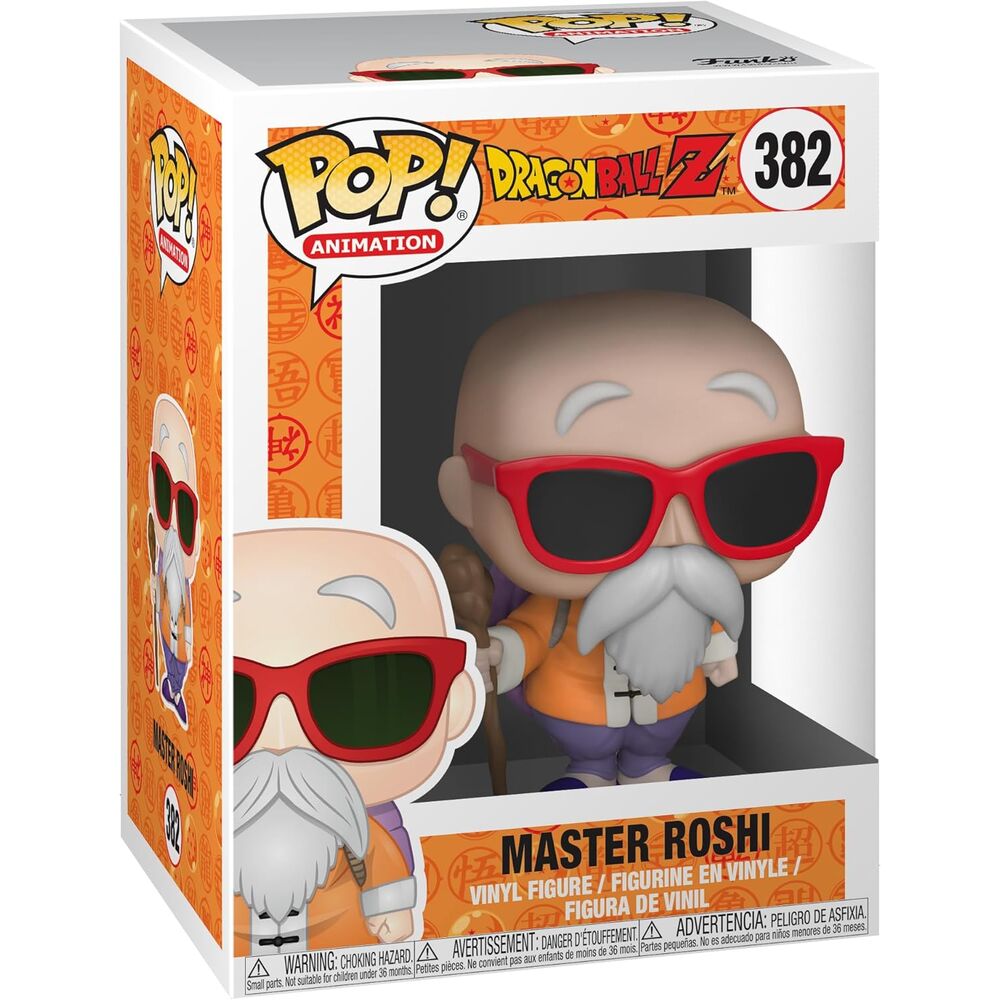 Imagen 3 de Figura Pop Dragon Ball Z Gohan Master Roshi With Staff