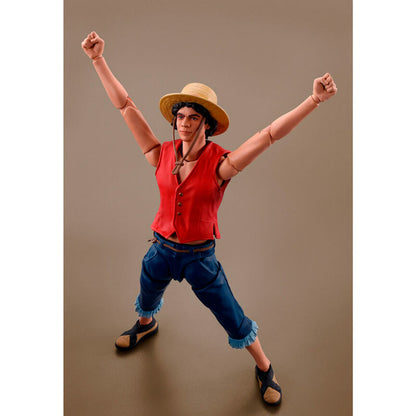 Imagen de Figura S.h. Figuarts Monkey D. Luffy Netflix Series One Piece 14,5Cm parte de nuestra colección en Espadas y más, sitio oficial.