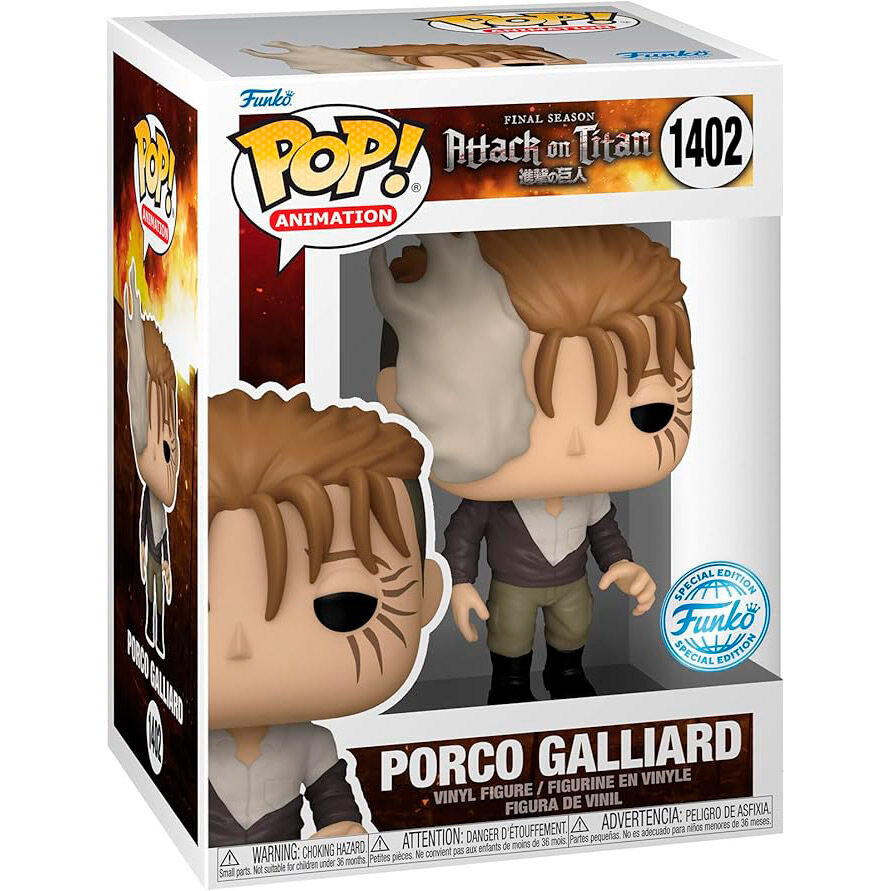 Imagen 2 de Figura Pop Attack On Titan Porco Galliard Exclusive