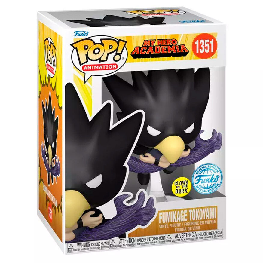 Imagen 2 de Figura Pop My Hero Academia Fumikage Tokoyami Exclusive