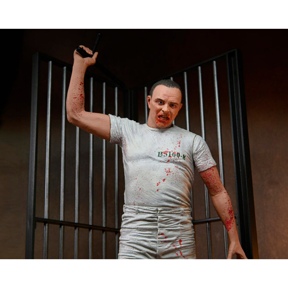 Imagen 3 - Figura Dr. Hannibal Lecter Prison Escape El Silencio De Los Corderos 18Cm