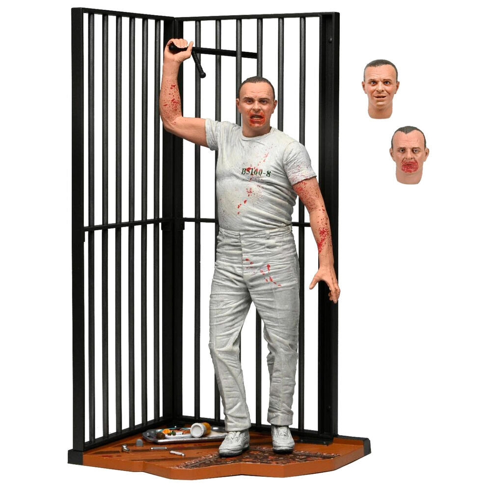 Imagen 1 - Figura Dr. Hannibal Lecter Prison Escape El Silencio De Los Corderos 18Cm