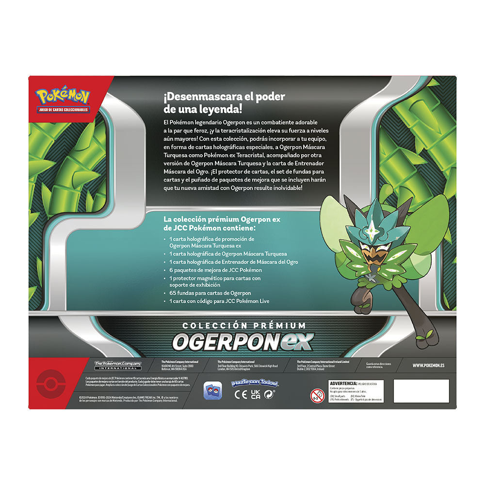 Imagen de Estuche Juego Cartas Coleccionables Ogerpon Ex Pokemon Español parte de nuestra colección en Espadas y más, sitio oficial.