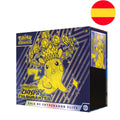 Imagen 1 - Estuche Entrenador Elite Chispas Fulgurantes Escarlata Y Purpura Pokemon Español