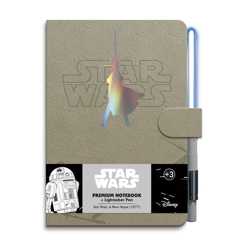 Imagen 1 de Cuaderno A5 Premium + Boligrafo Sable De Luz Luke Skywalker Star Wars