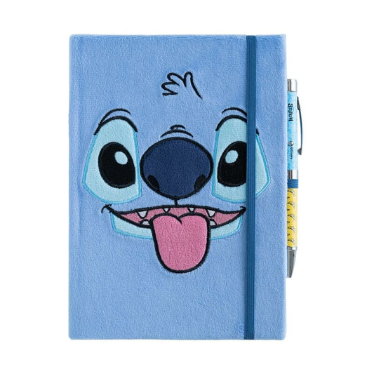 Imagen de Cuaderno A5 Premium + Boligrafo Proyector Stitch Disney parte de nuestra colección en Espadas y más, sitio oficial.