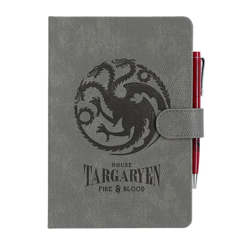 Imagen 1 - Cuaderno A5 Premium + Boligrafo Targaryen Juego De Tronos