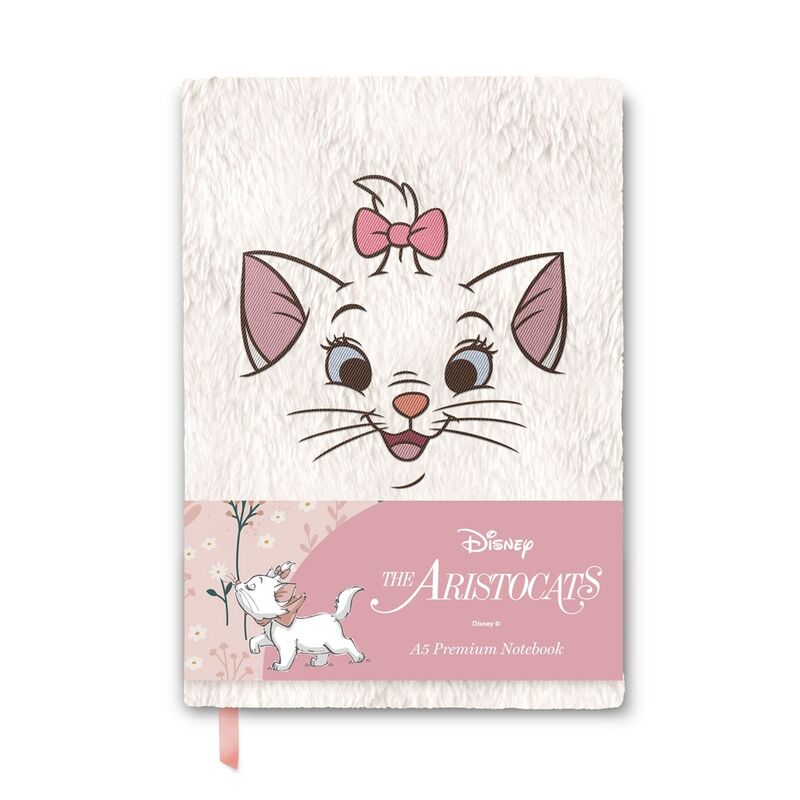 Imagen de Cuaderno A5 Premium Felpa Marie Los Aristogatos Disney parte de nuestra colección en Espadas y más, sitio oficial.