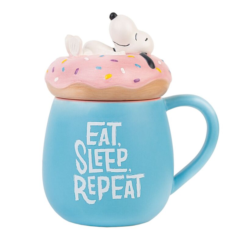 Imagen 1 de Taza 3D Eat Sleep Repeat Snoopy 500Ml