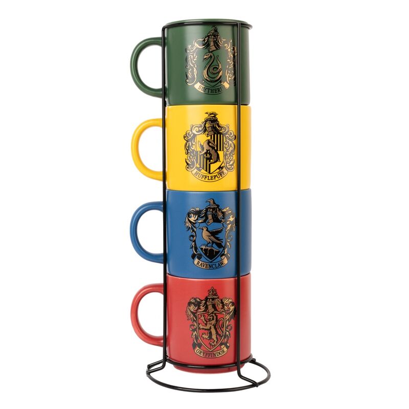 Imagen 1 de Set 4 Tazas Harry Potter 300Ml