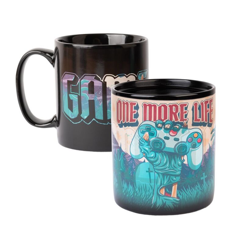 Imagen 1 - Taza Termocolora Gameration One More Life 520Ml