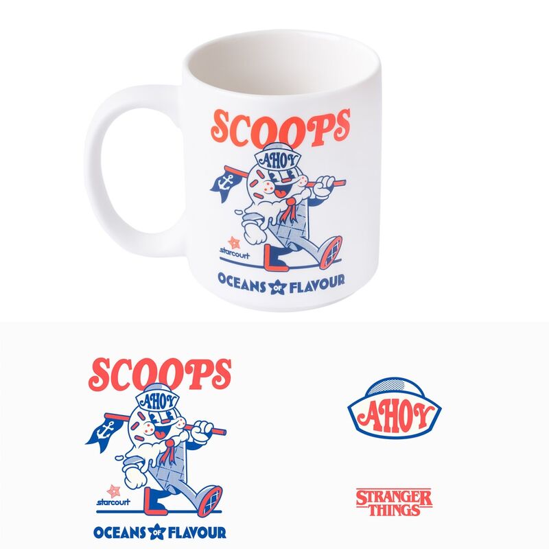 Imagen 1 - Taza Scoops Ahoy Stranger Things 350Ml