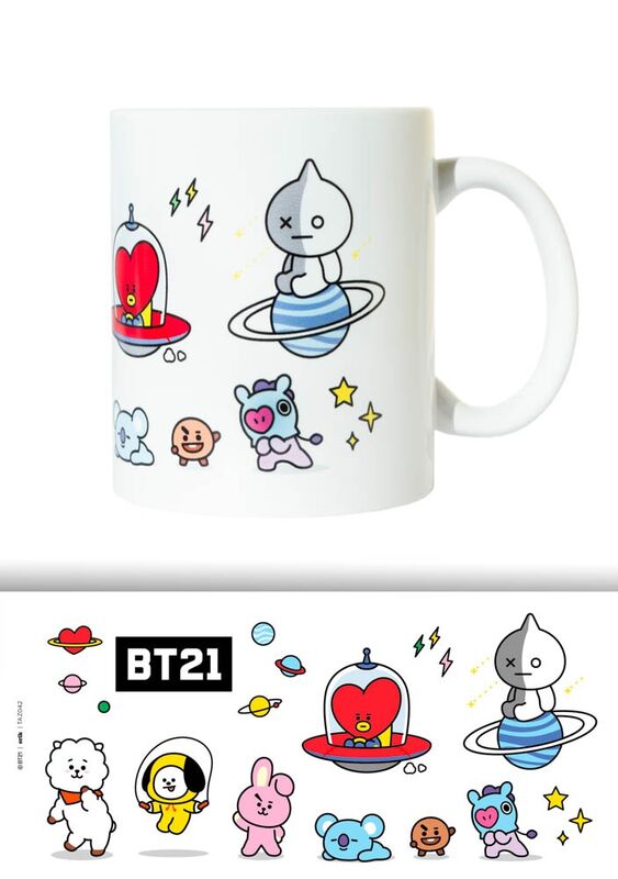 Imagen 1 de Taza Personajes Bt21 330Ml